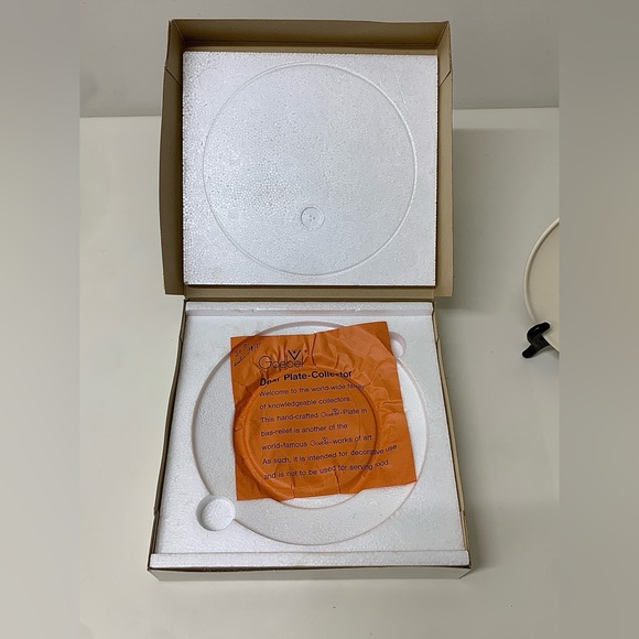 1975 Vtg First Edition Mother Series bas Relief Goebel Rabbit Collector Plate - Picture 10 of 16